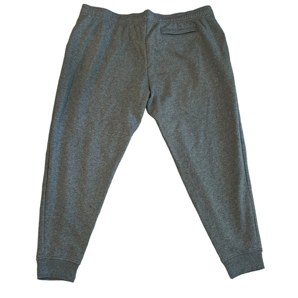 Under Armour Men's Rival Fleece Joggers Size 4XL Heather Grey Drawstring Pockets - Picture 4 of 8